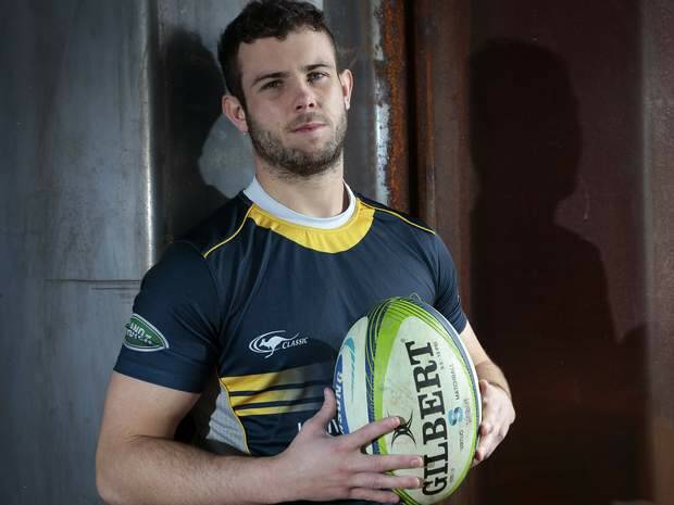 Sport.  ACT Brumbies player Robbie Coleman at Brumbies HQ at the University of Canberra.   24 July 2014. Canberra Times photo by Jeffrey Chan. Photo: Jeffrey Chan JCC