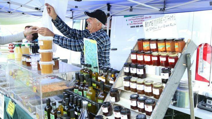 Jams and produce are among the delights of the Camden Produce markets. Photo: Kerry van der Jagt