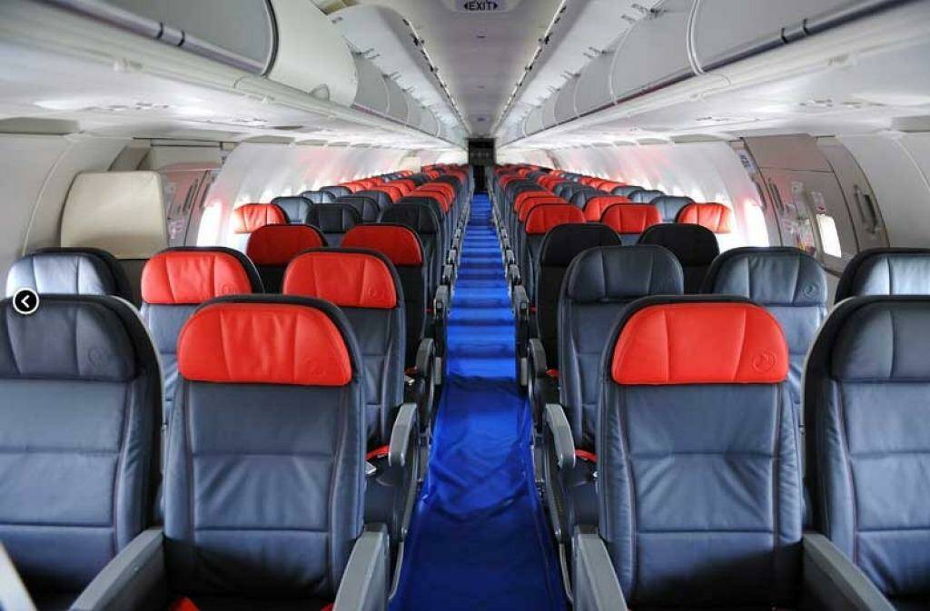 Seats on economy class. Photo: Turkish Airlines