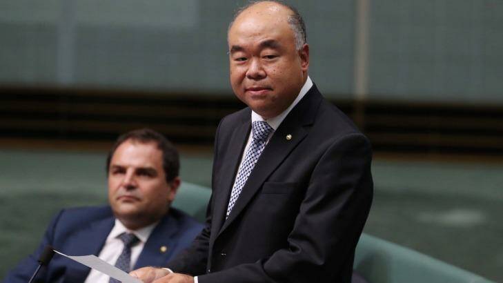 Liberal MP Ian Goodenough introduced the report to Parliament. Photo: Andrew Meares