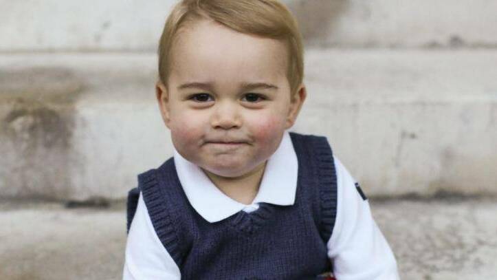 Official portrait: The latest photographs of Prince George have generated a media frenzy. Photo: The Duke and Duchess of Cambridge/PA