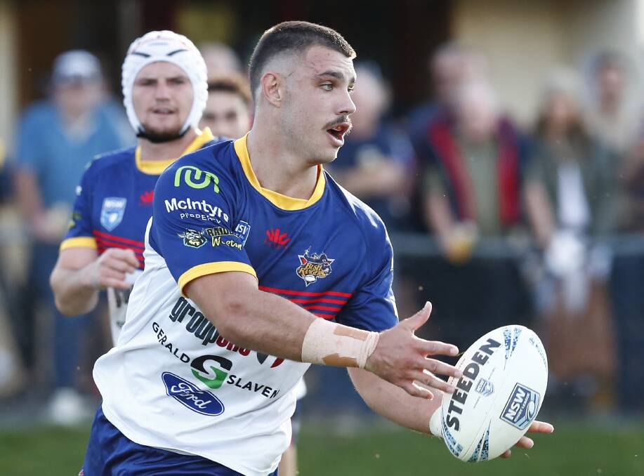 Zac Saddler playing for Tuggeranong Bushrangers in the Canberra Raiders Cup in 2022. Picture by Keegan Carroll