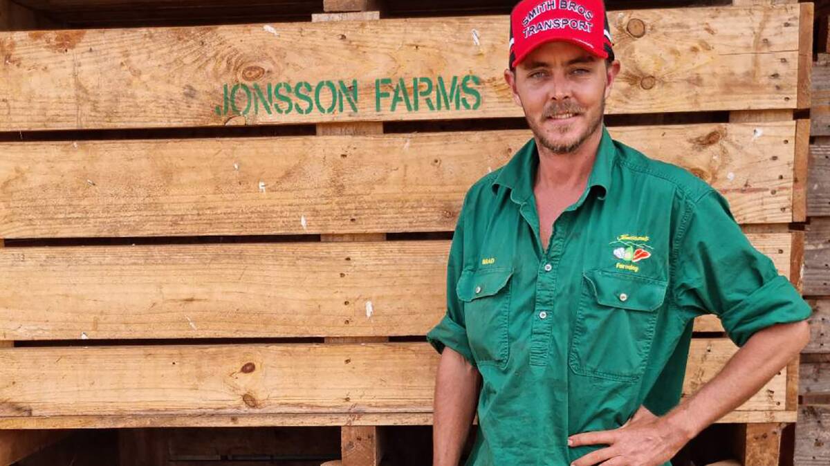 Atherton Tablelands farmer Brad Jonsson.
