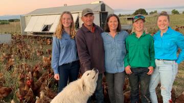 Trudy and Andrew Pilmore plan to expand their flock of 8,000 hens by a thousand thanks to a low-interest farm business loan offered by the Australian Government-funded specialist lender, RIC (Regional Investment Corporation). Picture supplied
