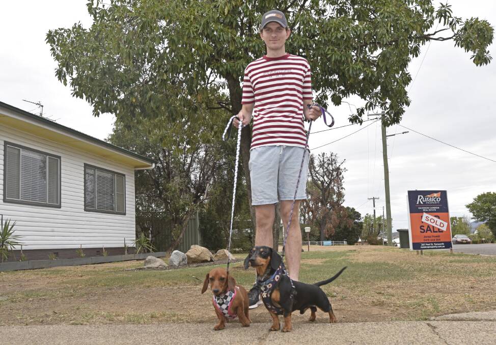 ON YOUR MARK, GET SET, DOGGO: Scotty Jon Walsh has been pleased with the interest the dachshund races have generated so far. Photo: Billy Jupp 
