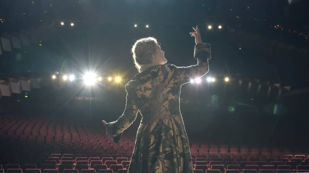 Dear Victoria: A screen grab from the Melbourne Symphony Orchestra ad.
