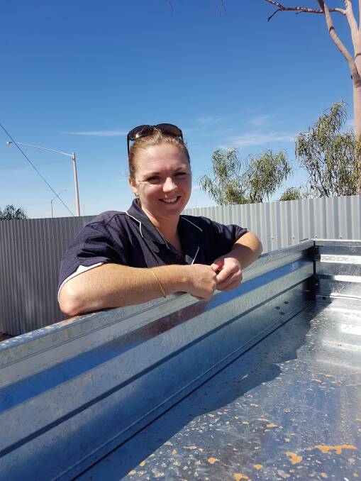Pest control: Western Local Land Services Biosecurity Officer, Brooke Anderson. Photo: Supplied. 