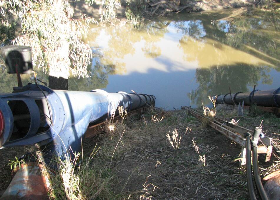 A total of 13 of the charges are for allegedly taking water outside their conditions of approval on the Barwon River in July 2016 and April 2017. Photo: Supplied.