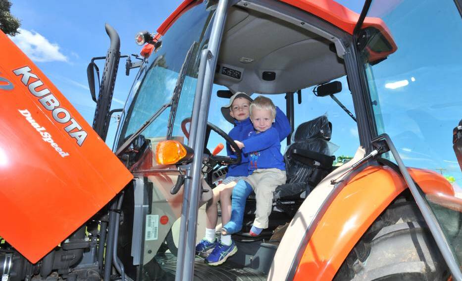 Happier times: The Australian National Field Days is attended by thousands of people, both young and old, from across the region each year. Photo: JUDE KEOGH. 