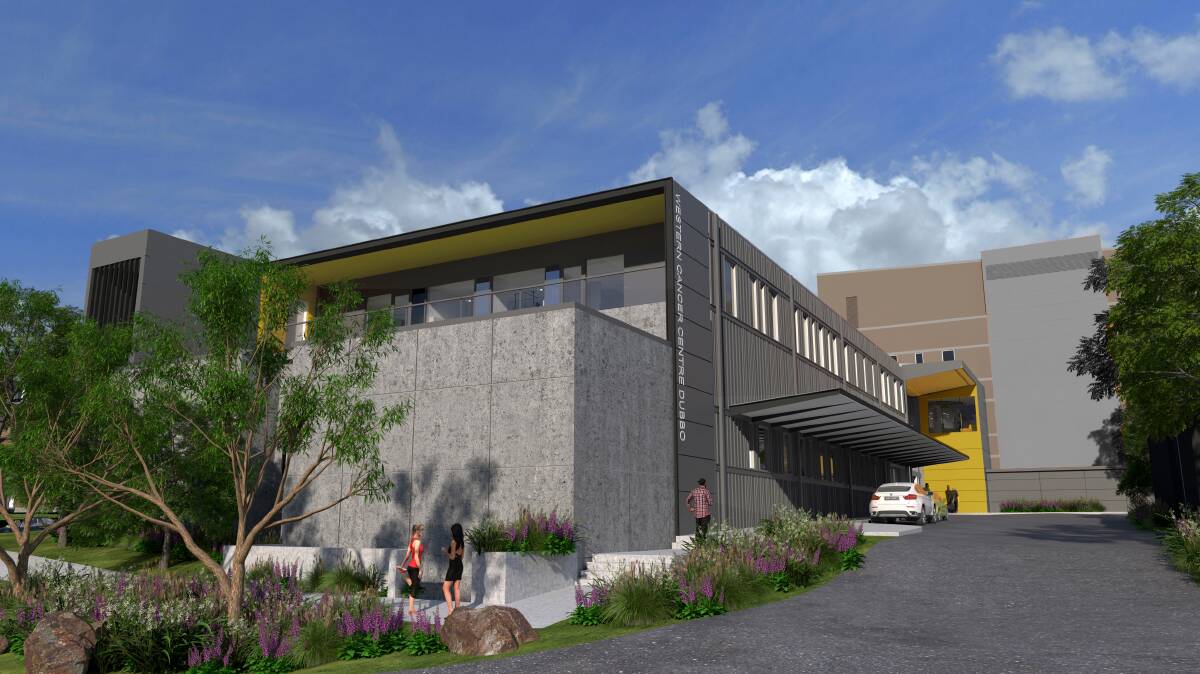 An artist's impression of the $35 million Western Cancer Centre. Image: Contributed 