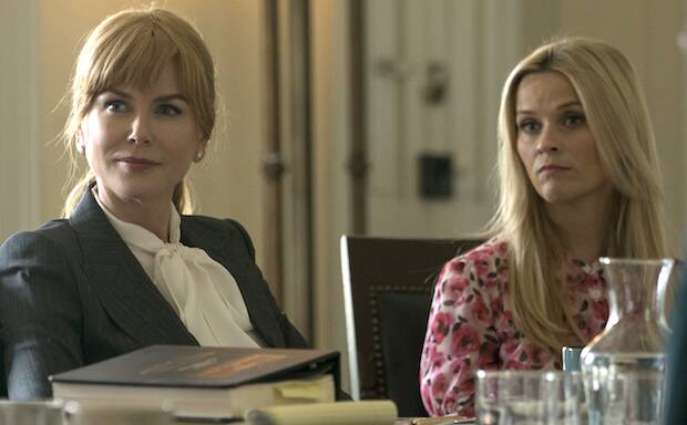 Nicole Kidman and Reese Witherspoon in Big Little Lies. Picture: HBO