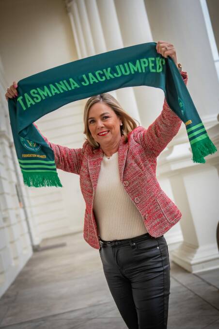 Keryn Nylander overwhelmed by the support she received after named JackJumpers chairwoman. Picture: Paul Scambler