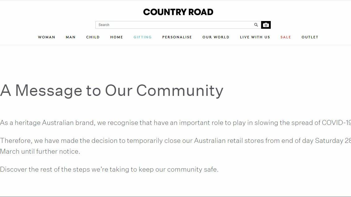 Country Road Group stands down 5,000 members of staff