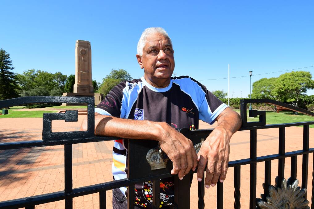 Lest We Forget: Dubbo's Joseph Flick will travel to Europe to research the burial sites of Aboriginal soldiers who died overseas in World War I. Photo: BELINDA SOOLE