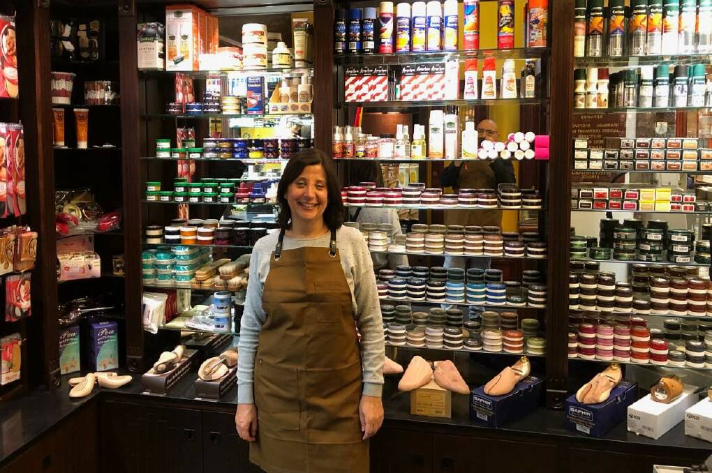 FAMILY HERITAGE: Coombs Shoe Service store manager Sandra Doueihi is Robert Atallah's wife. Picture: Supplied.
