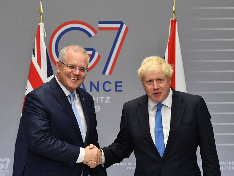 Scott Morrison has spoken with his UK counterpart Boris Johnson in the lead up to next month's G7.