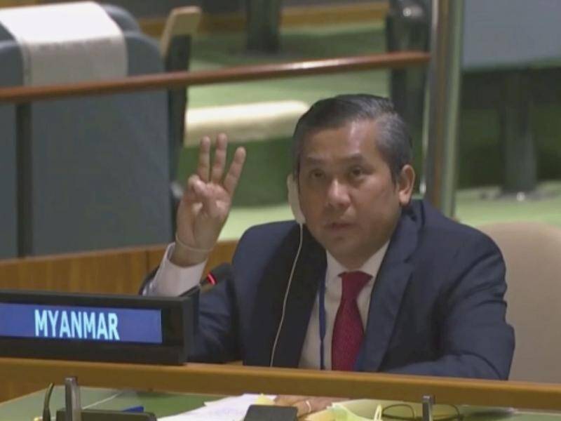 Kyaw Moe Tun says he remains Myanmar's ambassador to the UN despite military rulers dismissing him.