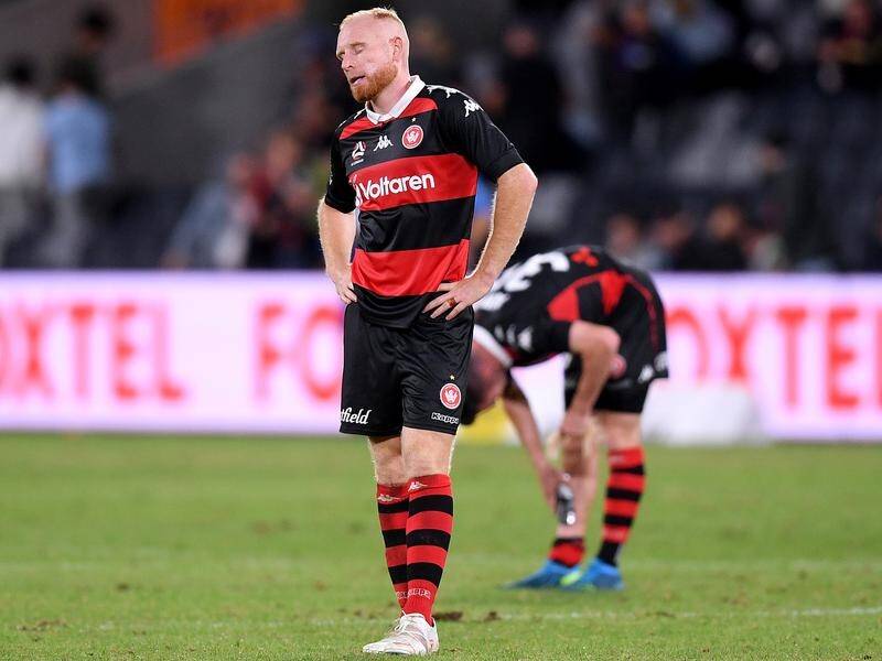 Western Sydney are clinging onto sixth place on the A-League ladder after losing to Brisbane.