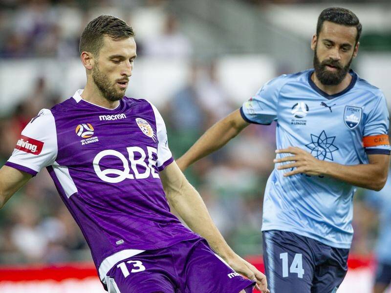 Playing Matthew Spiranovic (left) is one of the options for Perth coach Tony Popovic to consider.