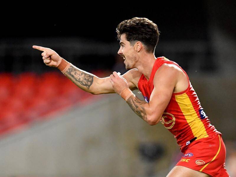 Alex Sexton kicked six goals as the Gold Coast thrashed Geelong in an AFL pre-season trial.