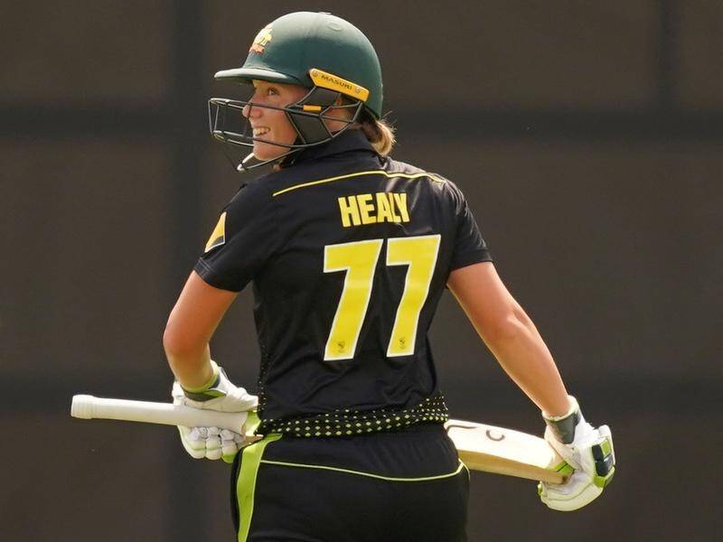 Alyssa Healy holds the record for the highest score in a women's T20 interantional with 148 not out.
