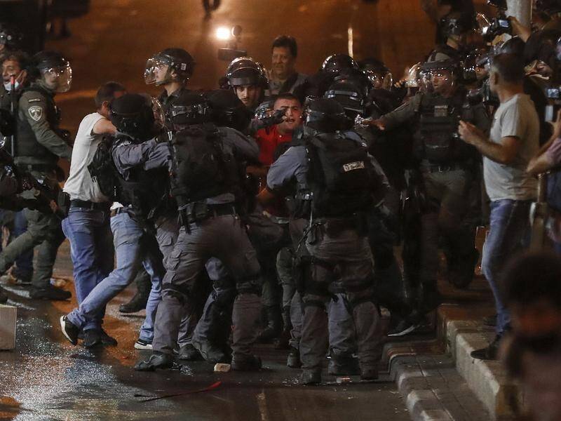 Hundreds of Palestinians have been injured in protests in East Jerusalem over planned evictions.