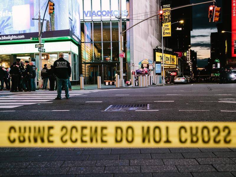 Two woman and a child have been wounded in a shooting incident at New York's Times Square.