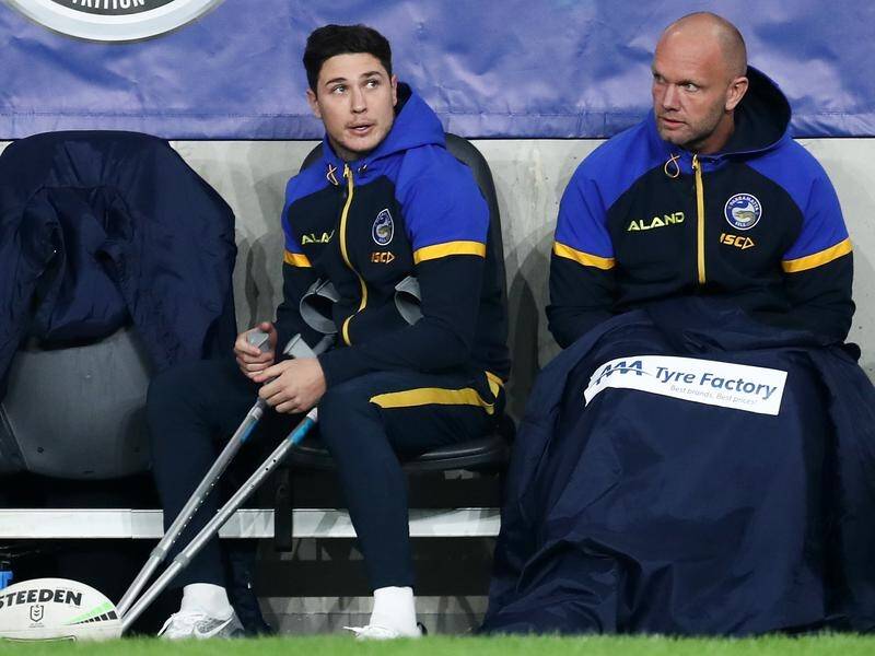 Parramatta playmaker Mitchell Moses' ankle injury is not as bad as first thought.