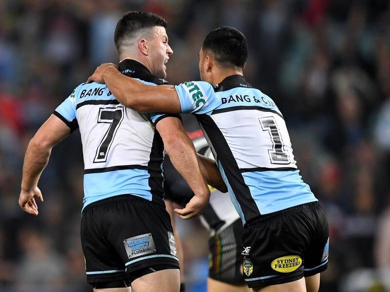 Reunited: Chad Townsend (l) believes he can help bring out Valentine Holmes' best for the Cowboys.