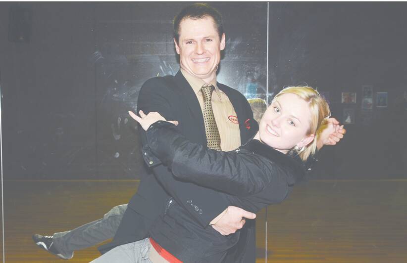 Mathew Dickerson in 2009, when he first took part in the Dance for Cancer. File photo