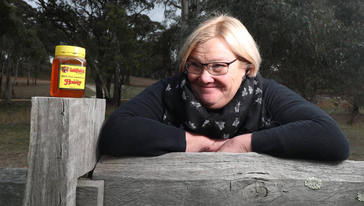 ALL HONEY: Goldfields Honey Australia managing director Vicki Lockwood says it's not good for the industry. Photo: PHIL BLATCH 090418pbbee1