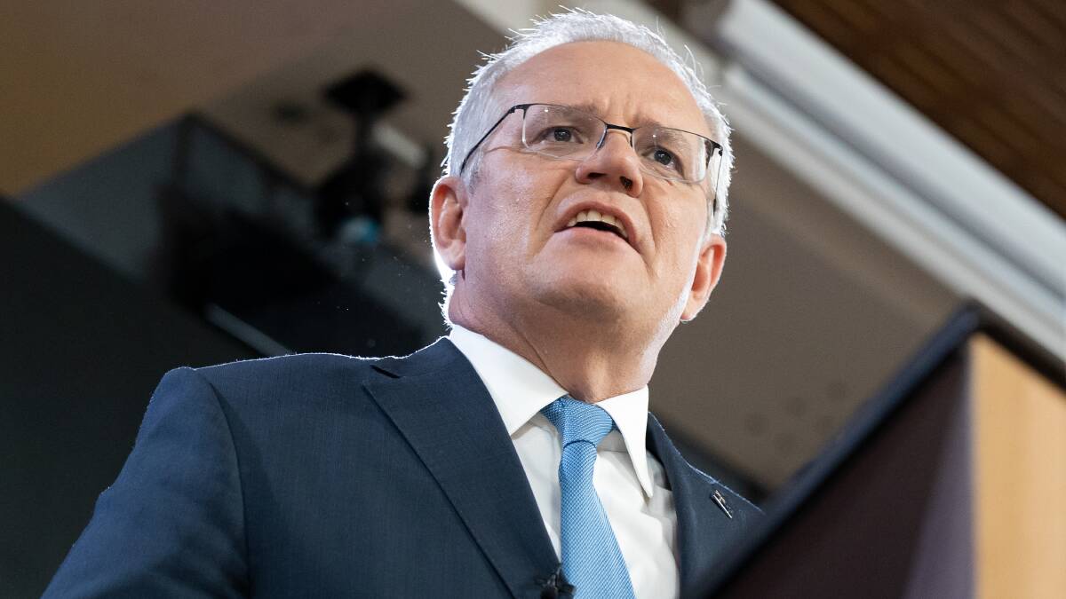 Prime Minister Scott Morrison wants to pass new protections for gay students before the next election. Picture: Sitthixay Ditthavong 